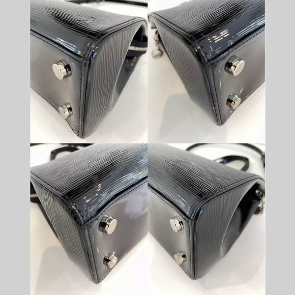 LOUIS VUITTON BREA MM EPI NOIR ELECTRIC HANDLE & SHOULDER BAG - Picture 16 of 16